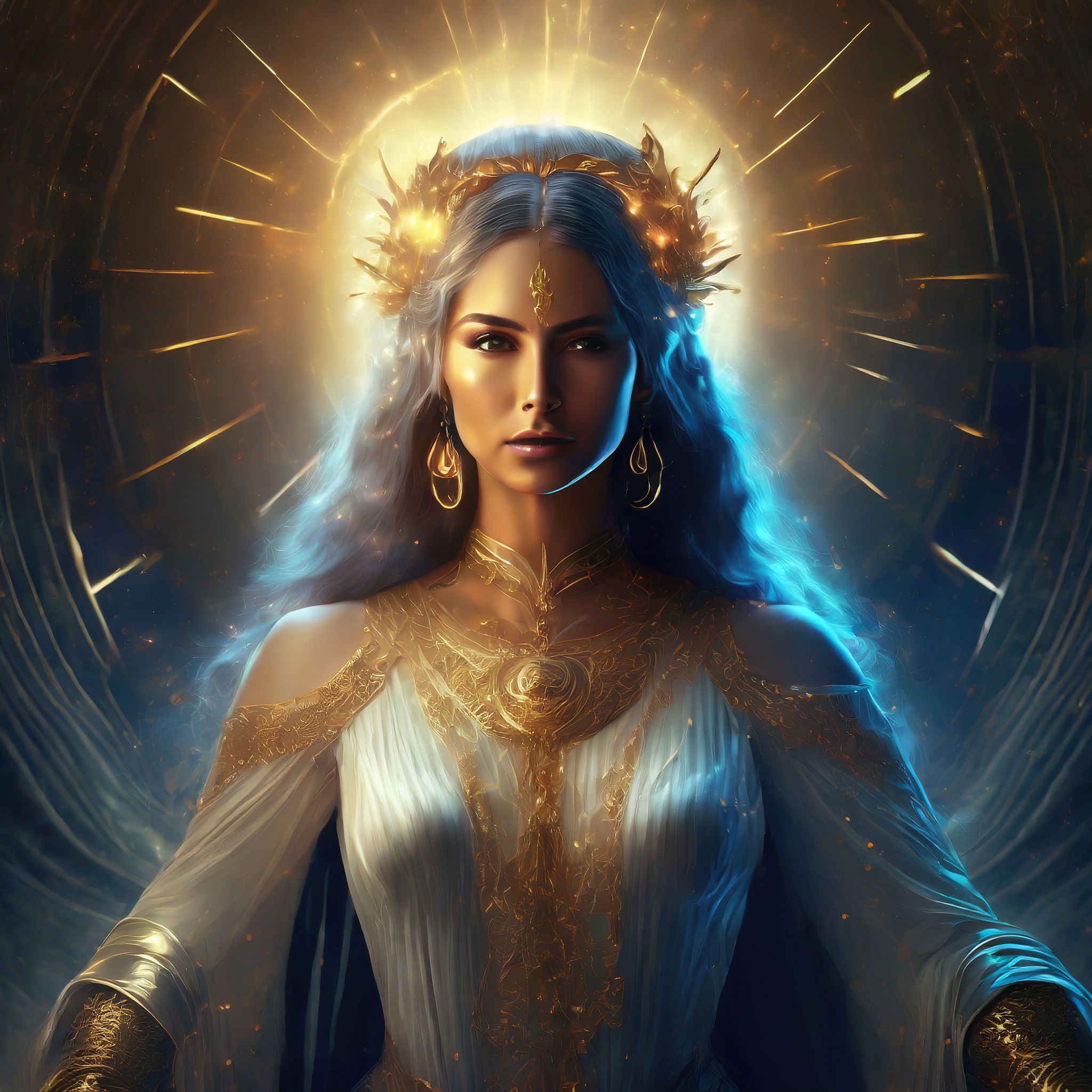 A portrait of the Goddess Hera.