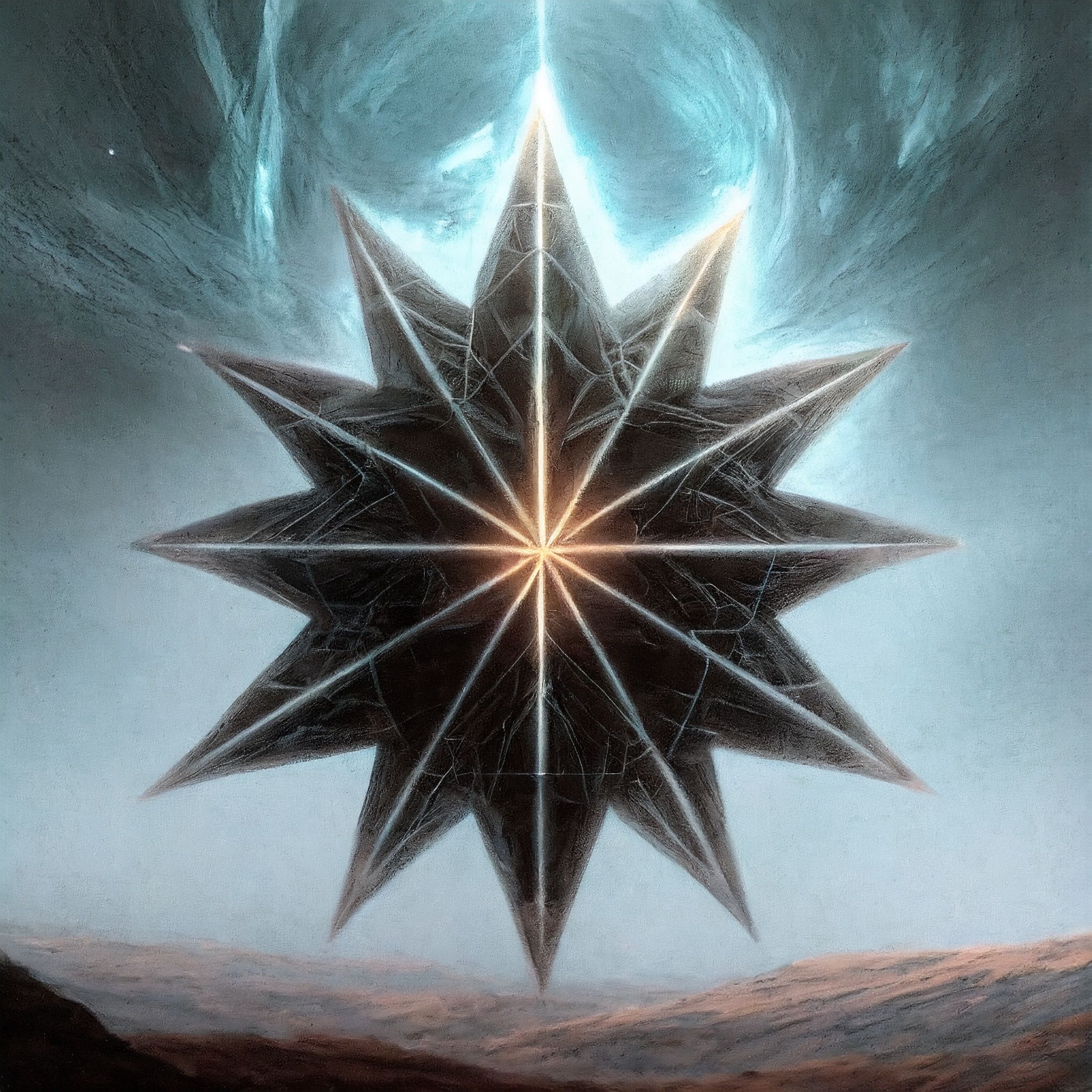 The 12-sided Pantheon star of Olympus.